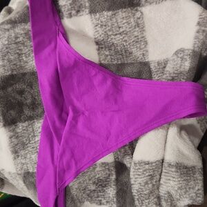Purple PINK thong